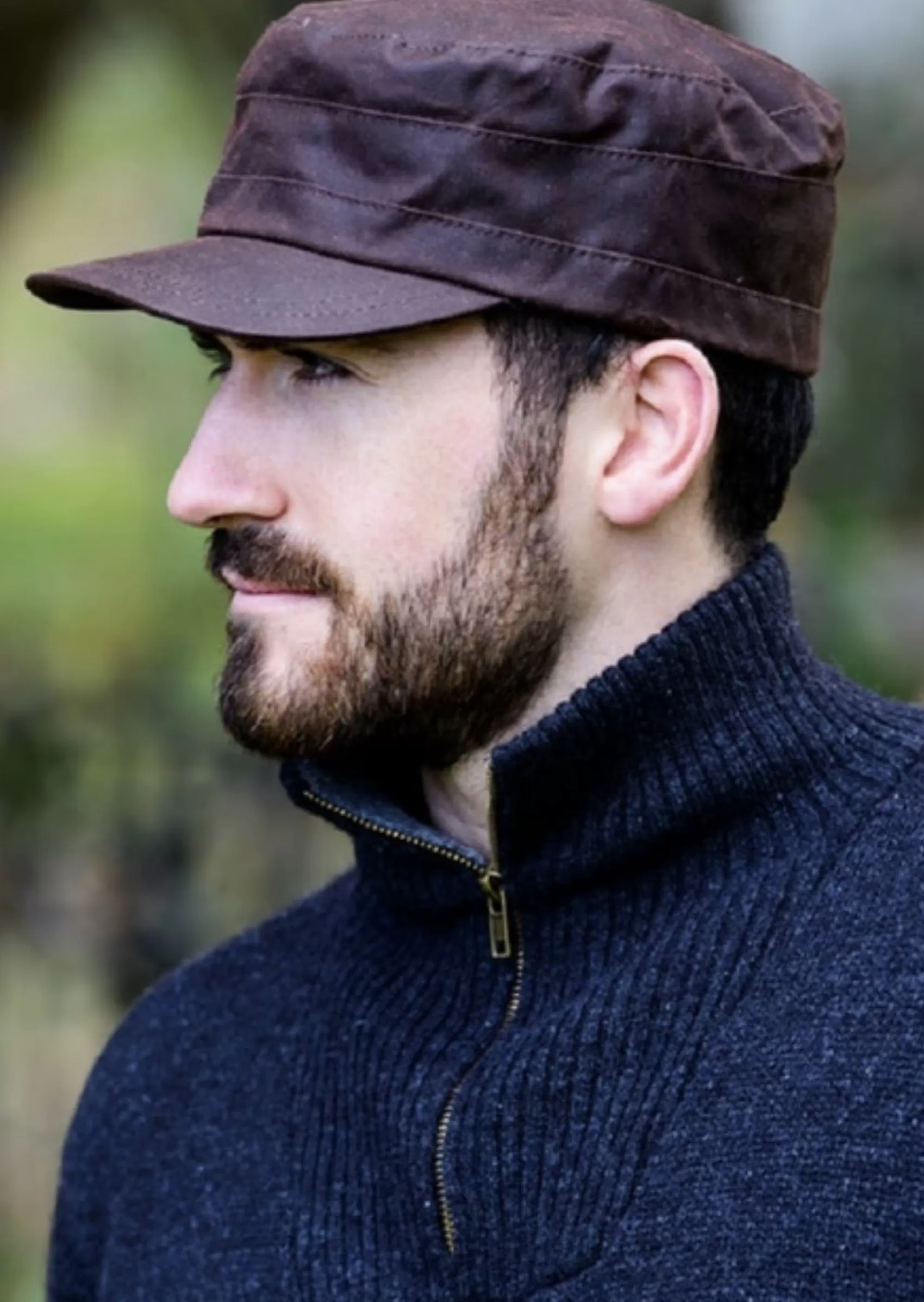 Traditional Hats^Mucros Weavers Mucros Wax Fishermans Cap | Brown