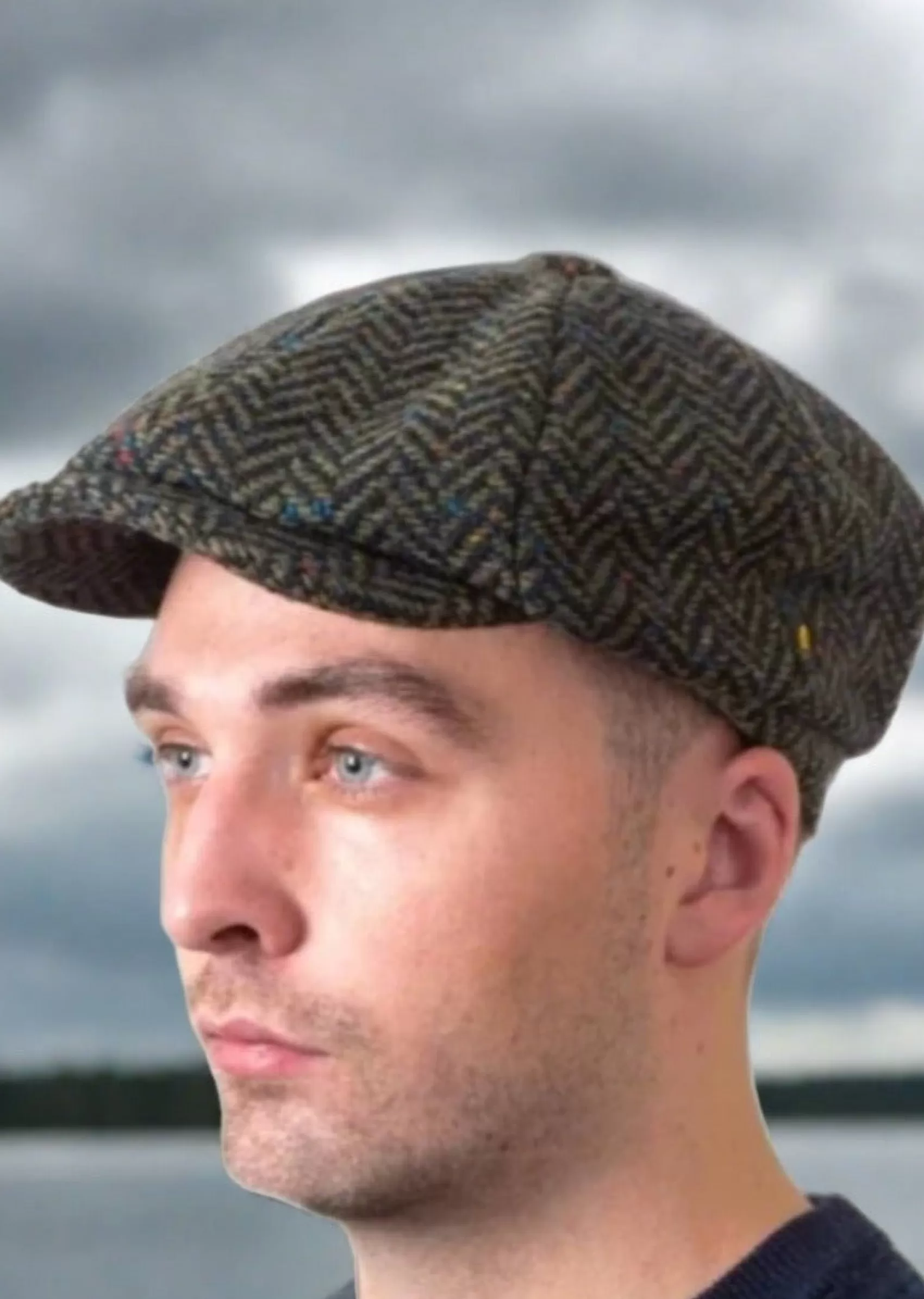 Traditional Hats^Hatman of Ireland Newsboy 8 Piece Green Cap