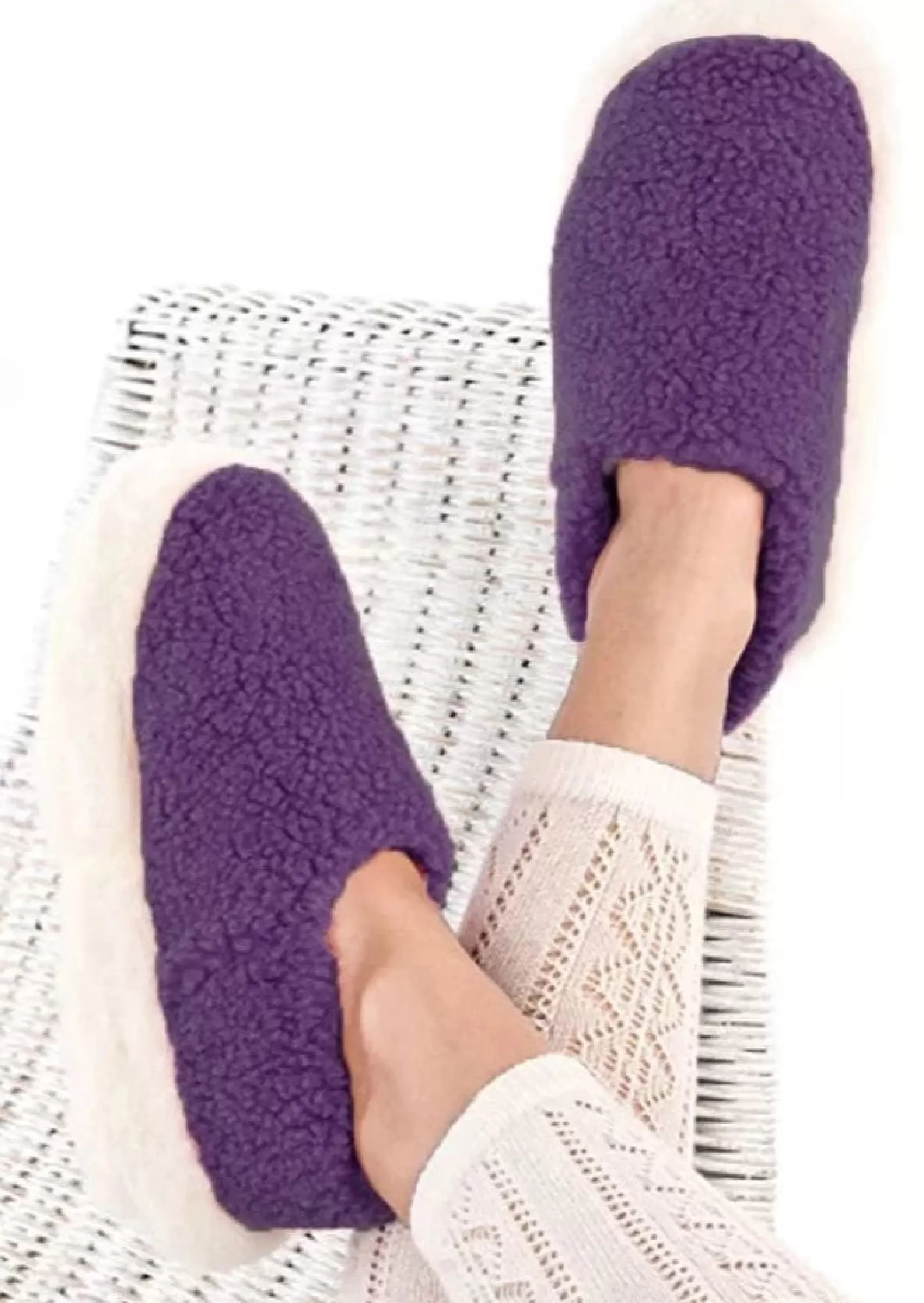 Slippers^Sheep By The Sea Slippers | Purple