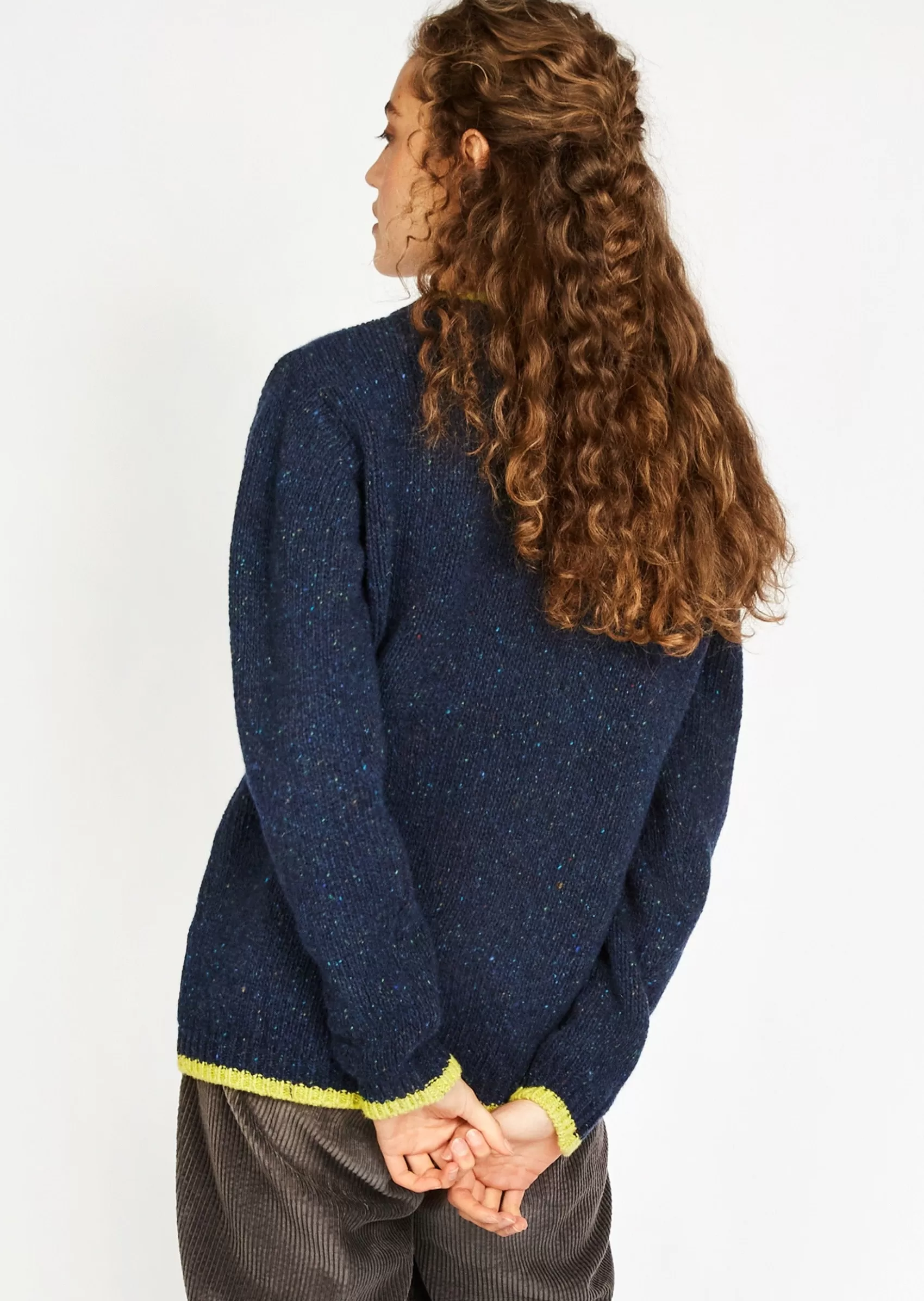 Aran Sweaters^Irelands Eye Knitwear Slaney Crew Neck Sweater | Rich Navy