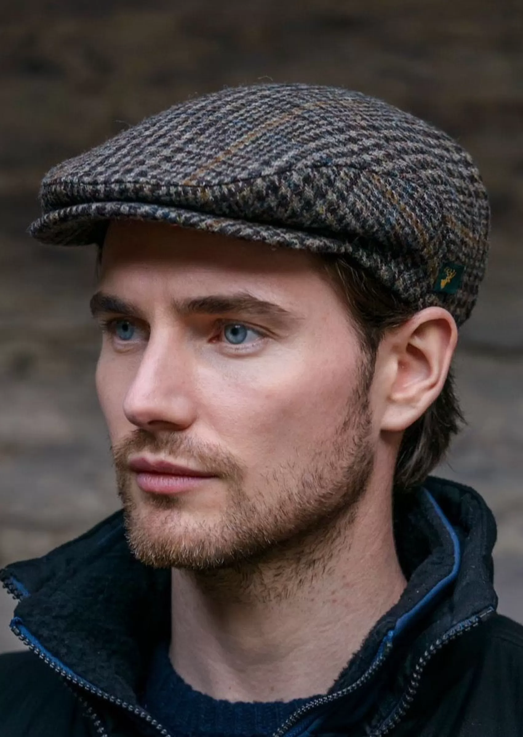 Traditional Hats^Mucros Weavers Trinity Wool Flat Cap