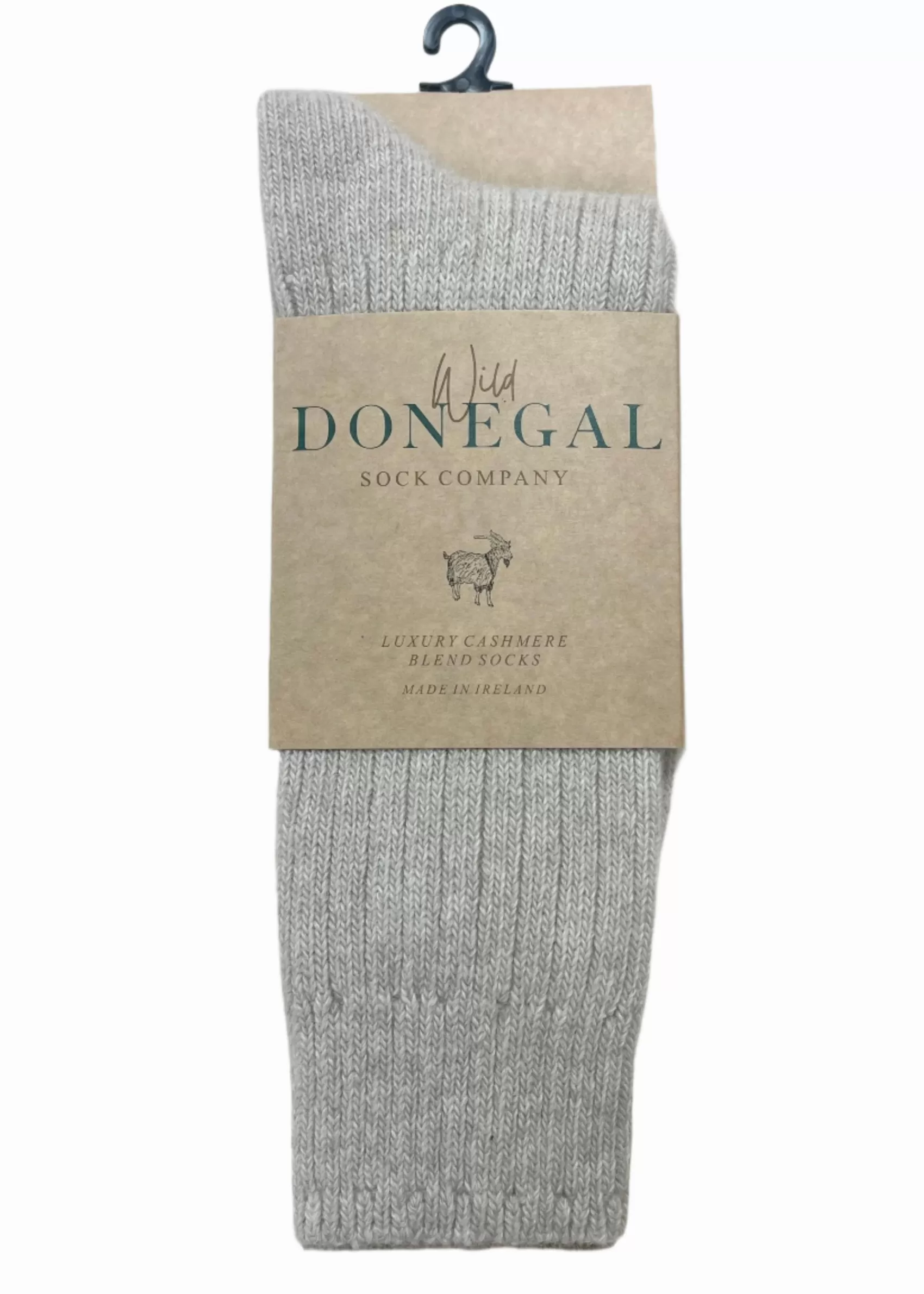 Socks | Socks^Original Aran Company Wild Donegal Cashmere Blend Socks | Beige