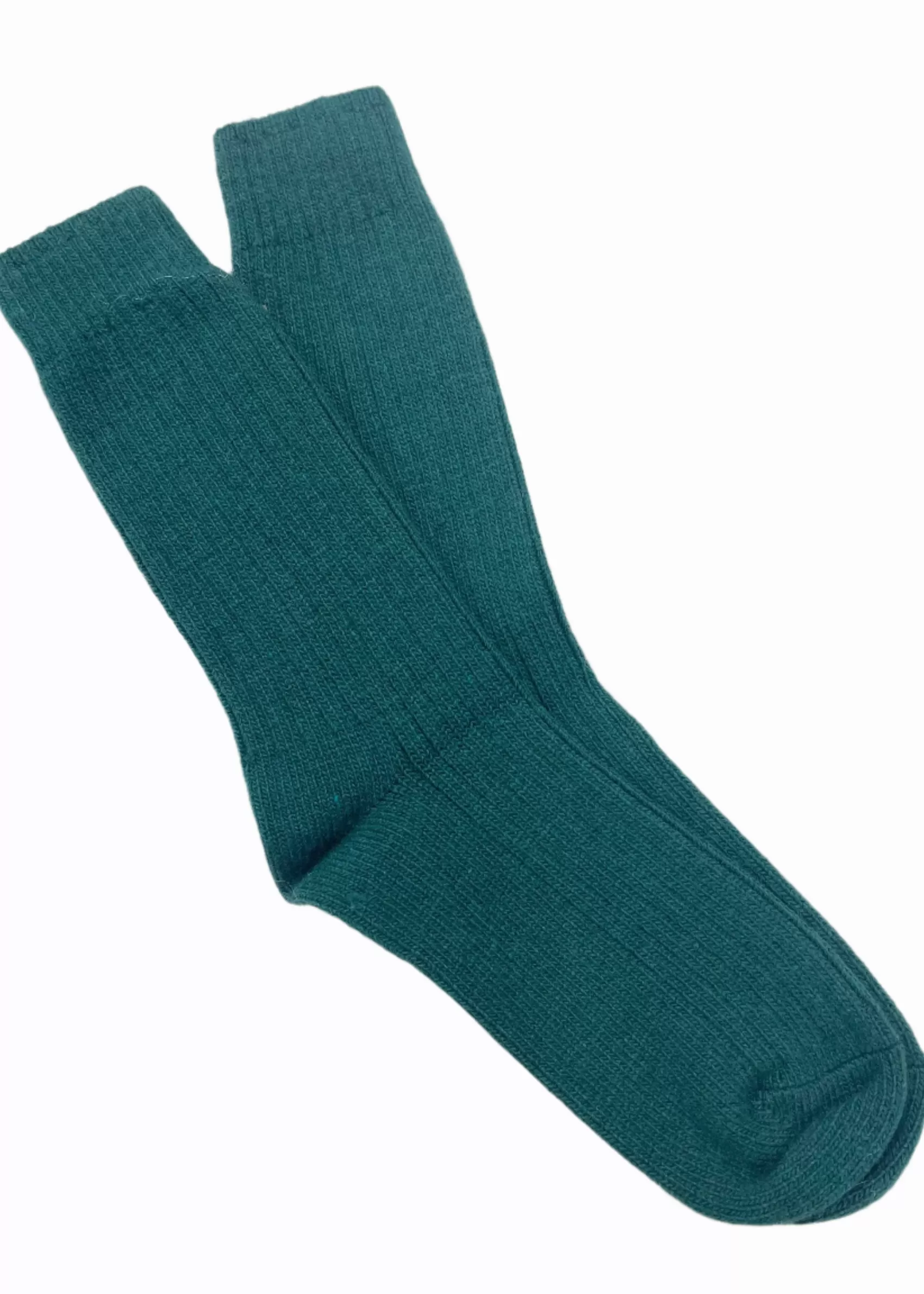 Socks | Socks^Original Aran Company Wild Donegal Cashmere Blend Socks | Forest Green