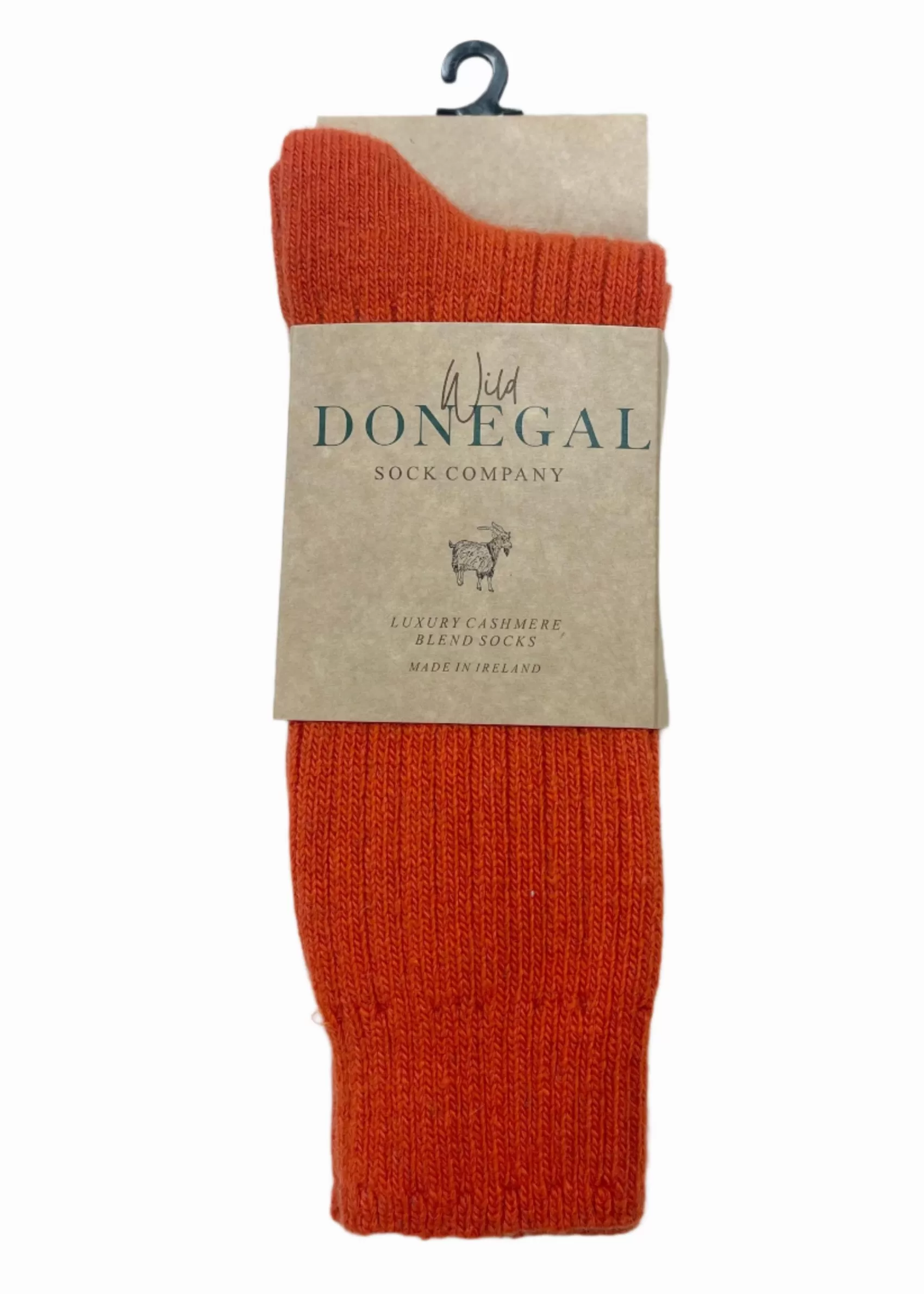 Socks | Socks^Original Aran Company Wild Donegal Cashmere Blend Socks | Orange