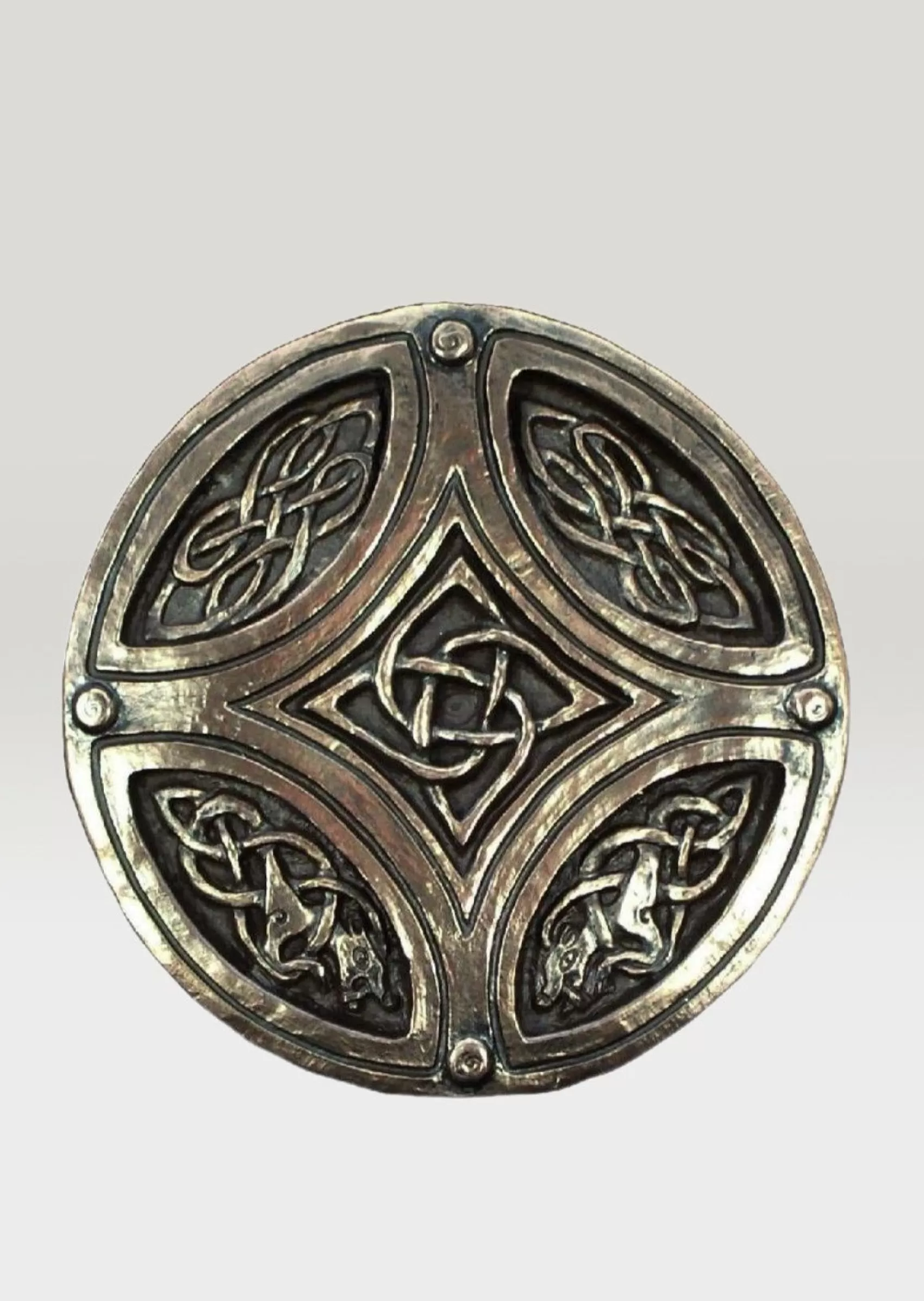 Irish Ornaments^Wild Goose Bronze Celtic Circle Cross