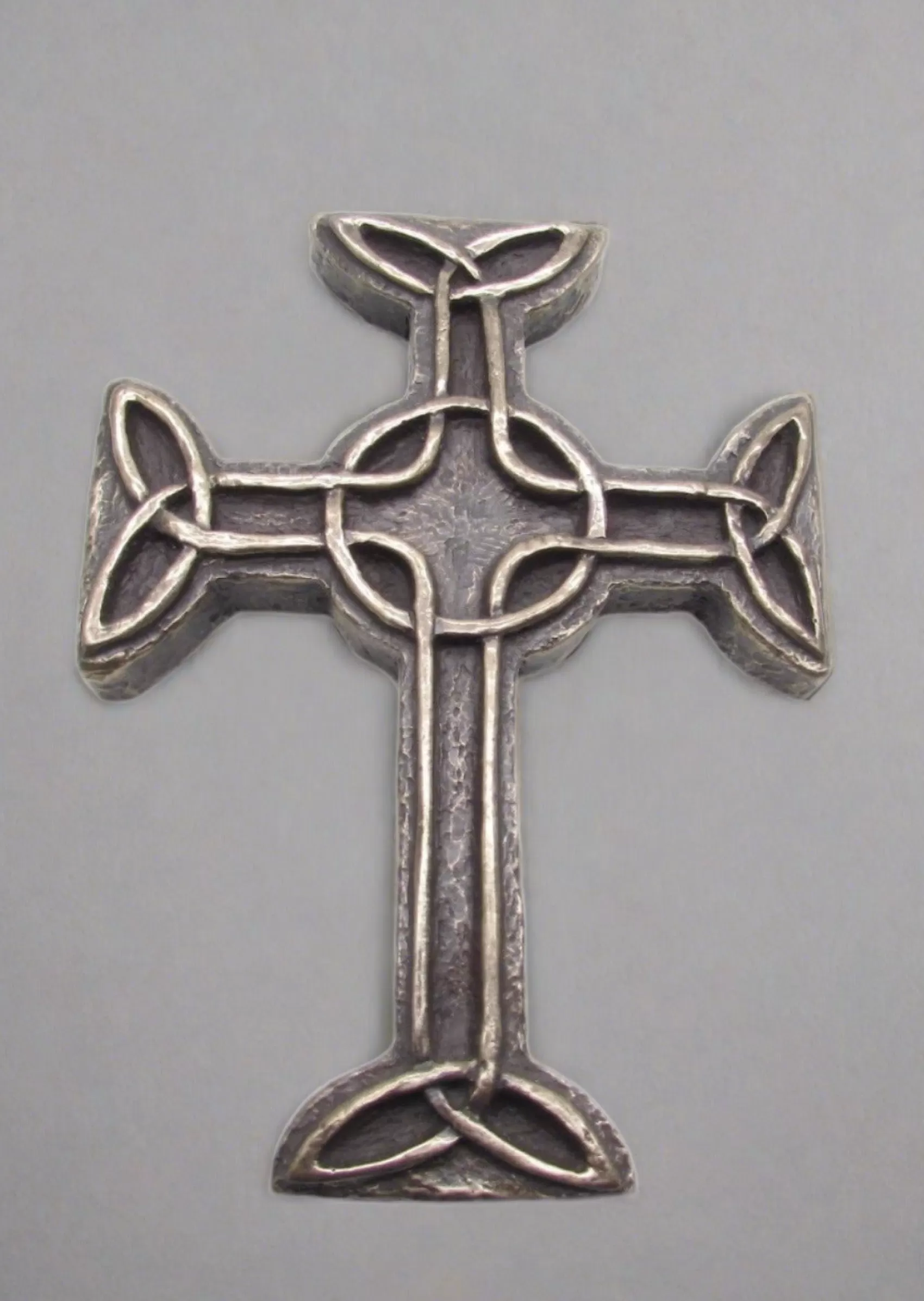 Irish Ornaments^Wild Goose Bronze Cross of Faith