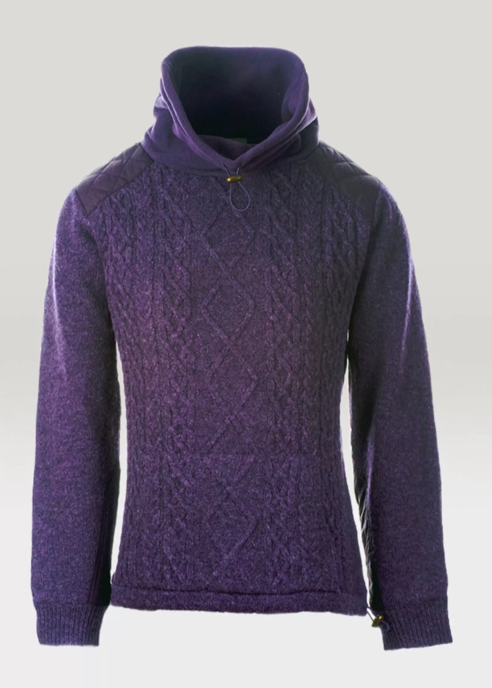 Aran Sweaters^Aran Woollen Mills Women's Lined Aran Cowlneck Sweater | Clearance